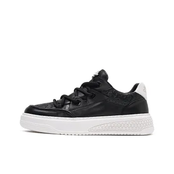 RHYTHM OF JOY Low Top Skateboard Shoes Men's Black