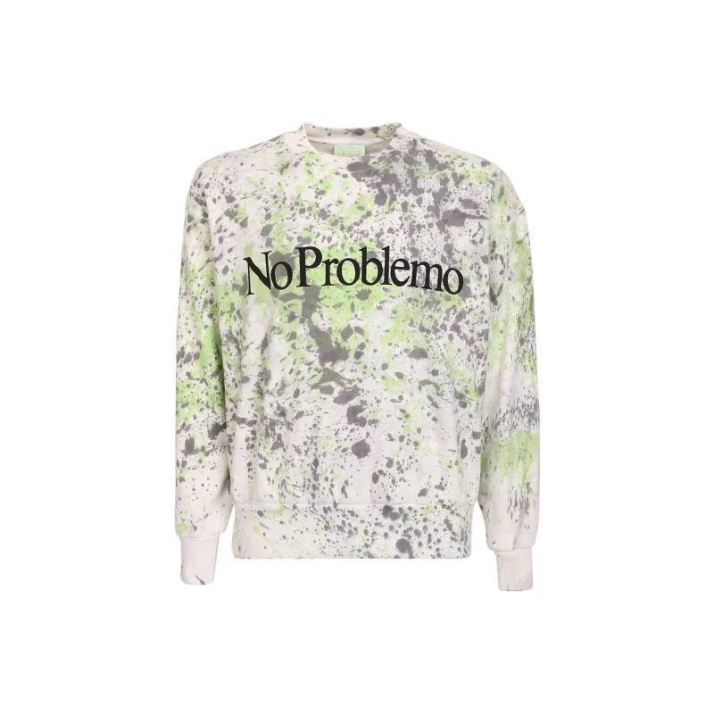 Aries No Problemo Spray Dye Sweatshirt-0
