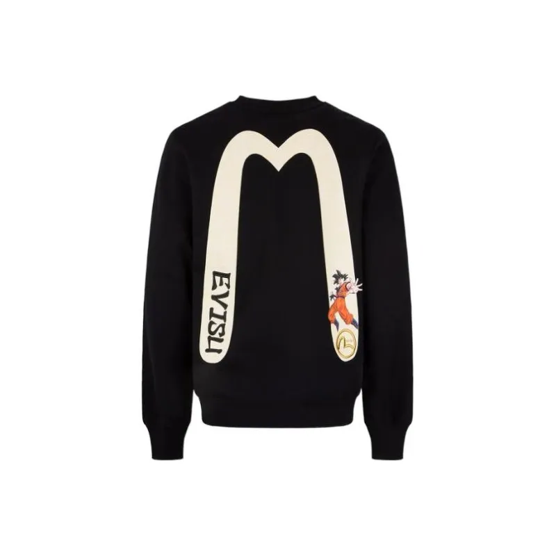 EVISU X Dragon Ball Z Co Branded Sweatshirts Men Black-0