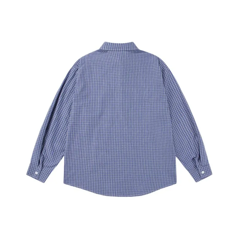 PAINT STAIN Shirts Unisex Blue-1