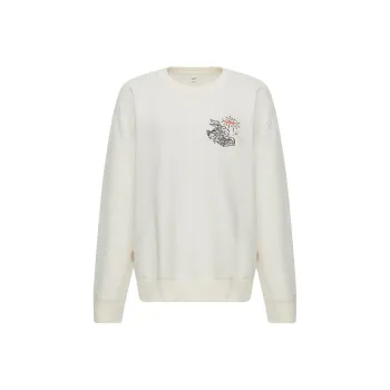 Reebok Sweatshirts Unisex Pink White