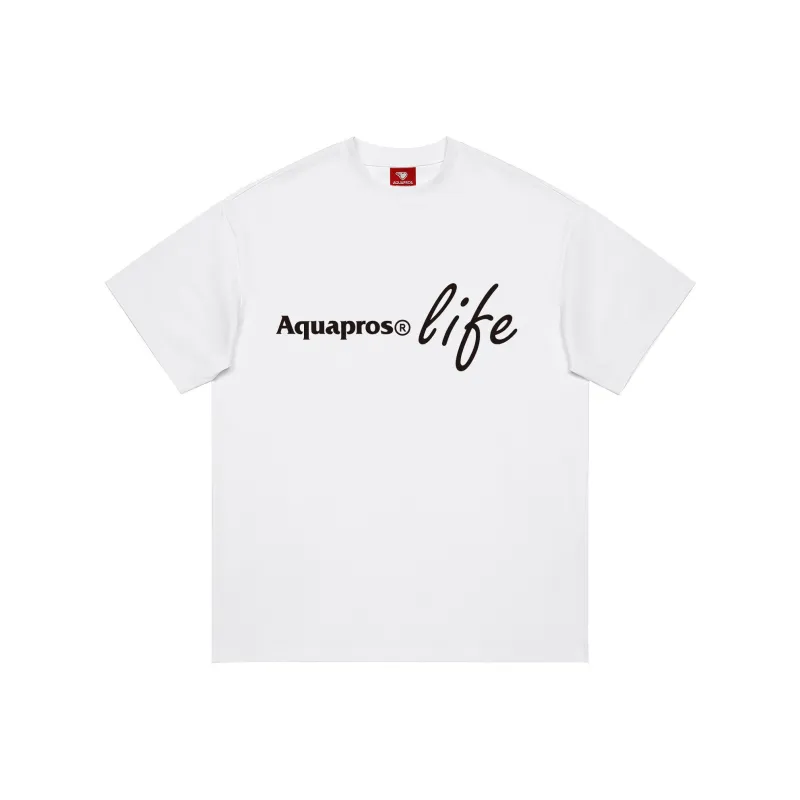 AQUAPROS T Shirts Unisex White-0