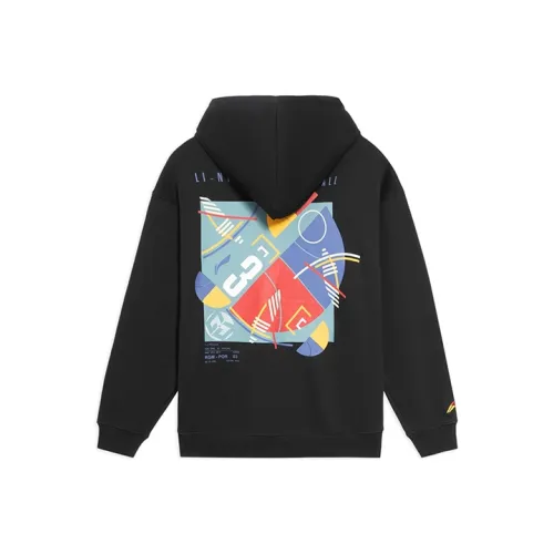 LiNing Sports Basketball Collection Sweatshirt Unisex Black