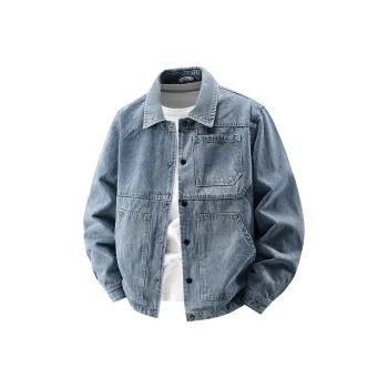 LISENPOK Denim Jackets Men