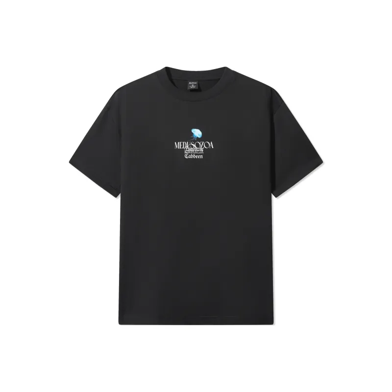 Cabbeen T Shirts Men Coal Black 01-0