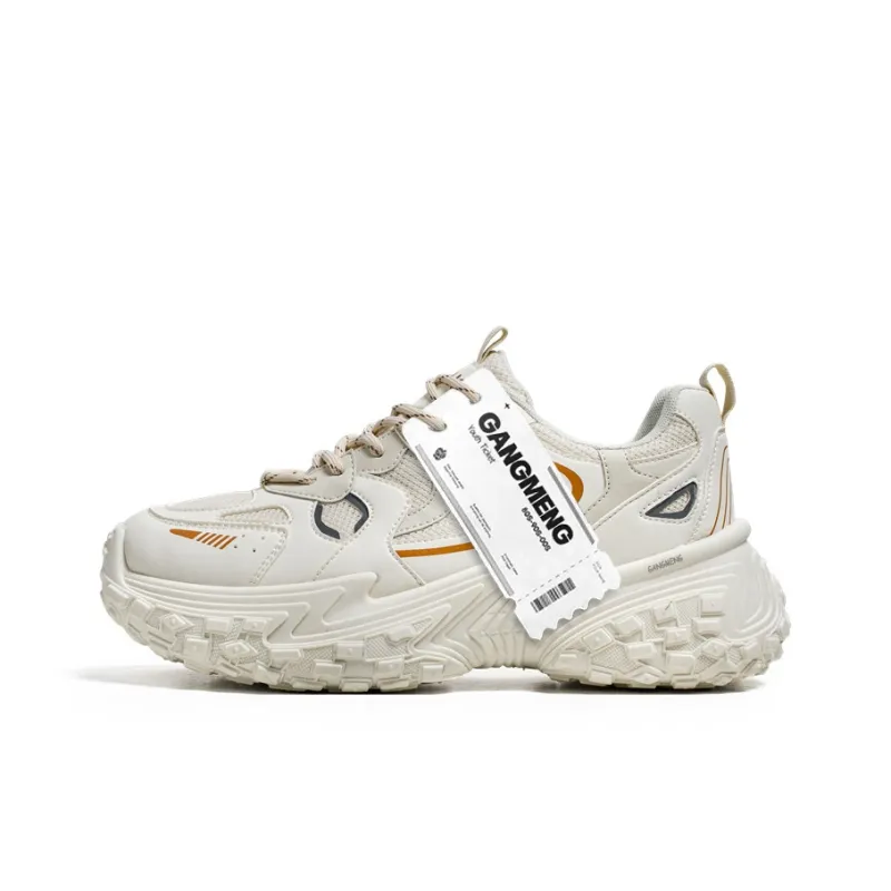Hong Kong Meng Slip Resistant Breathable Height Increasing Low Top Chunky Sneakers Men's-13