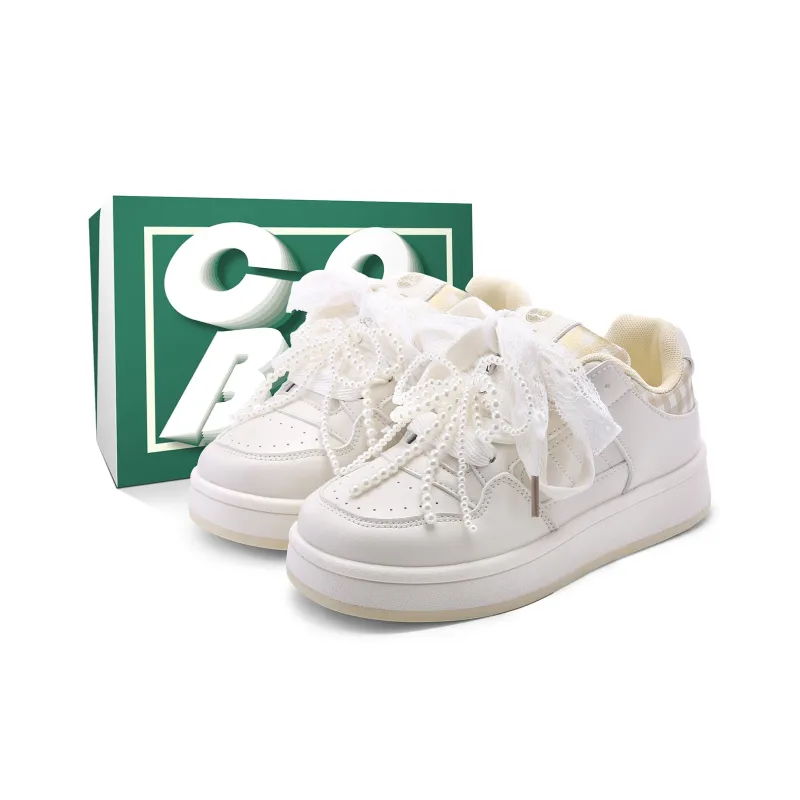 Cob Anti Slip And Wear Resistant Lightweight Low Top Skateboard Shoes Women's-6