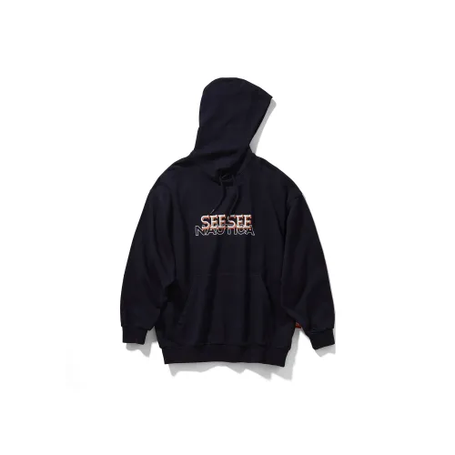 See See X Nautica White Sail Nautica White Sail X SEE SEE Co branded Series Sweatshirts Unisex