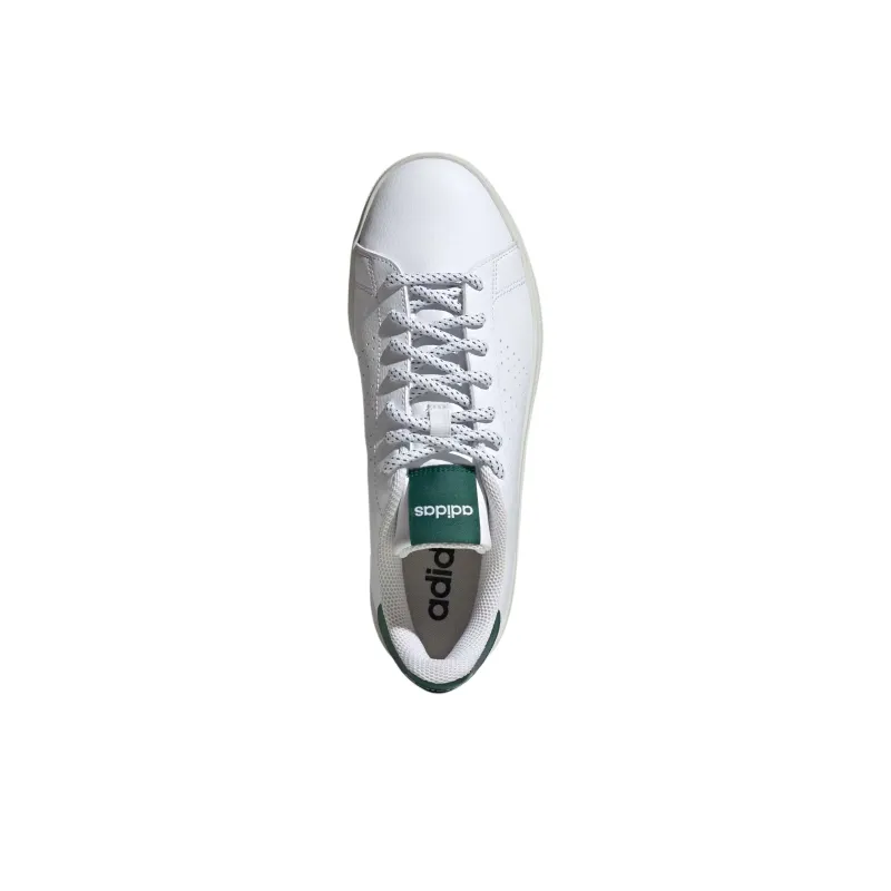 Adidas ADVANTAGE BASE 2.0 Anti Slip Wear Resistant Low Top Skateboard Shoes Men's White-4