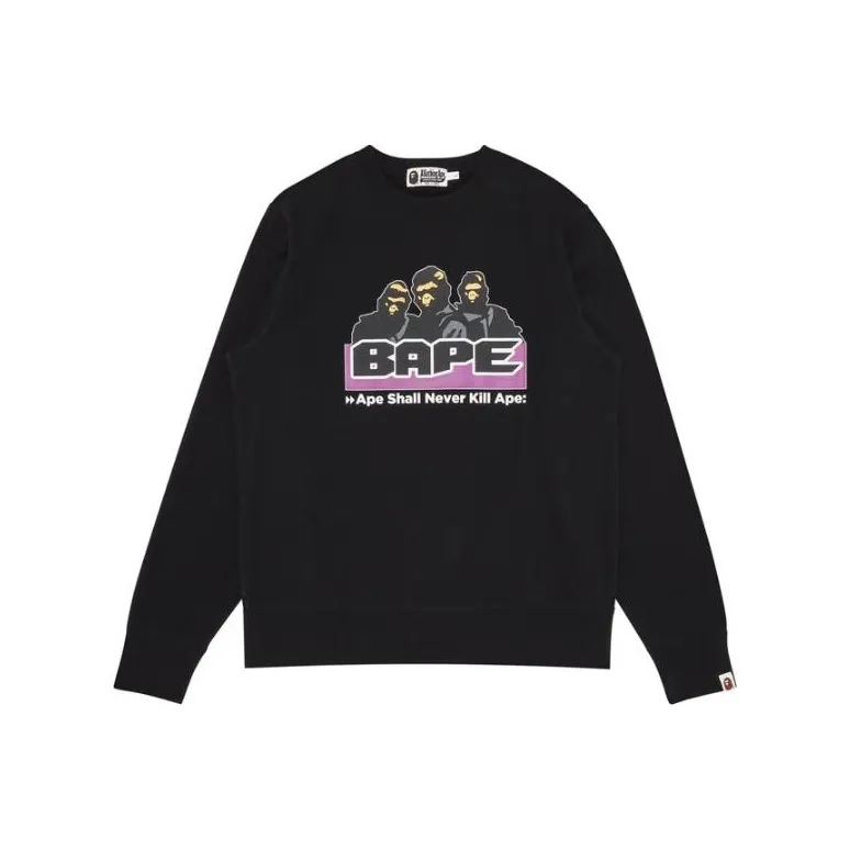 A BATHING APE Sweatshirt Men's Black-0