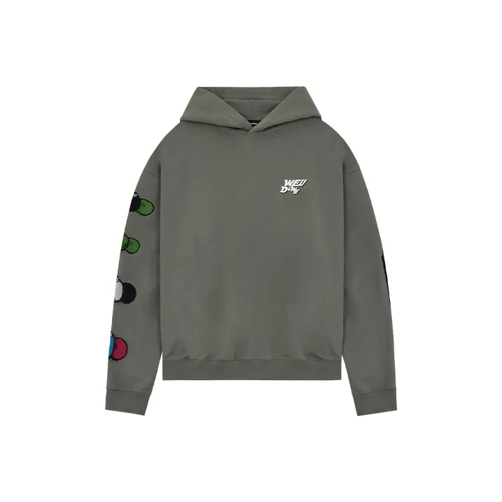 WE11DONE Sweatshirts Unisex Army Green-0