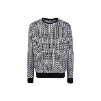 BALMAIN Mini Monogram Sweatshirt