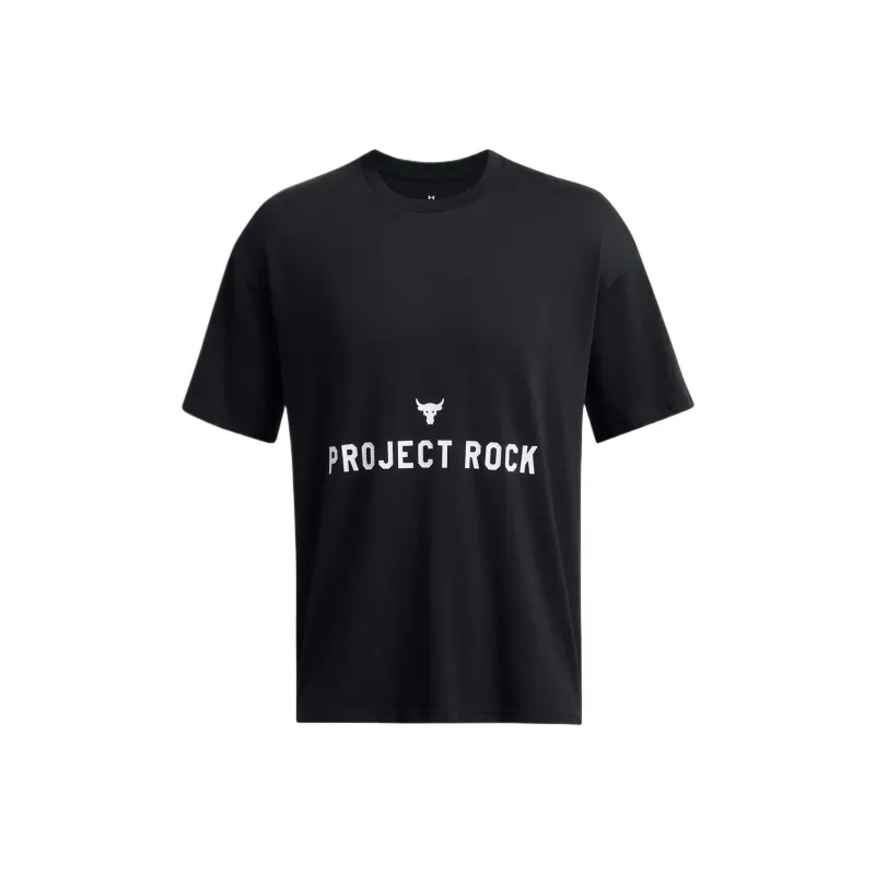 Under Armour Johnson BADGE OF HONOR T Shirt Men's Black-0