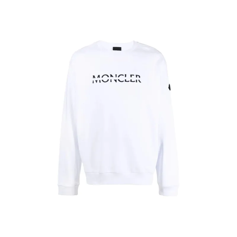 Moncler Logo embroidered Cotton Sweatshirt-0
