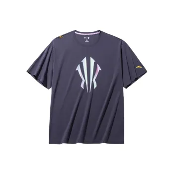Anta T-Shirt Unisex Mid Plum Purple