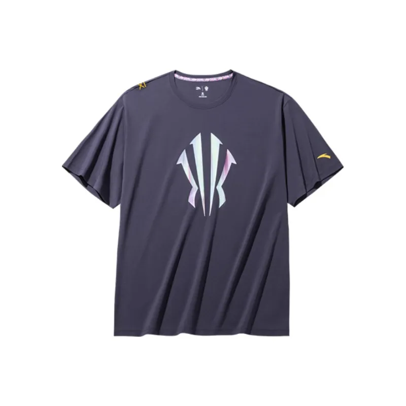 Anta T-Shirt Unisex Mid Plum Purple-0