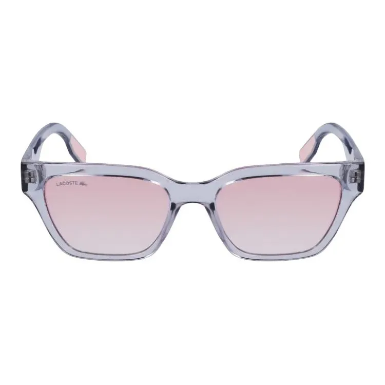 LACOSTE Acetate Plastic Square Sunglasses Women's Gray-1