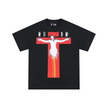 MR.ENJOYDA MONEY MEDM X EVA Collaboration T-Shirts Unisex Black