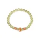 Hetian Jade Spring Warm Peach Blossom Yellow Mouth Beaded Bracelet