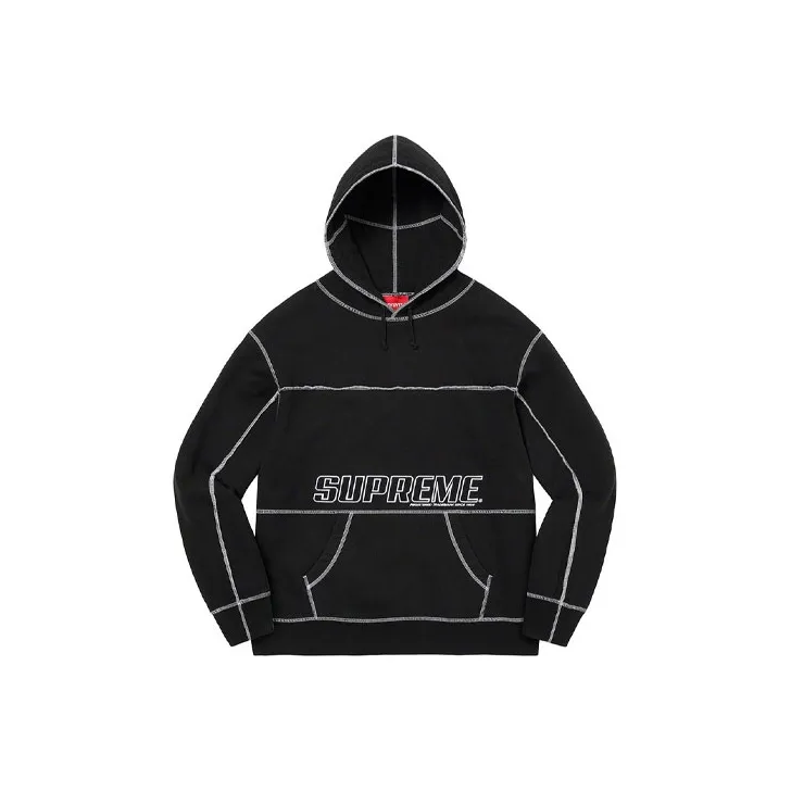 Supreme Coverstitch Hooded Sweatshirt-0