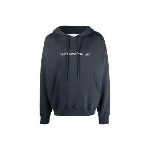 OFF WHITE 'Outfit Came From Italy' Print Hoodie