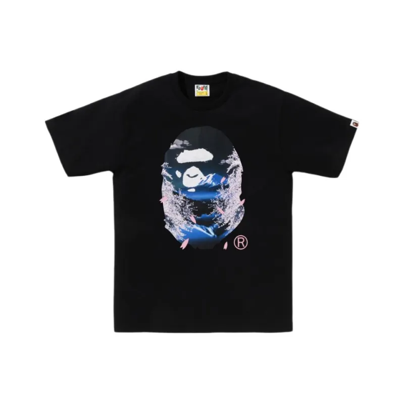 Bape Sakura Photo Ape Head Tee SS25-2
