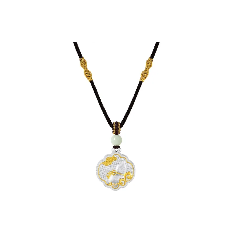 KING TAI FOOK 999 Fine Silver Necklaces Women's-0