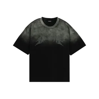LUJIAMEN Short Sleeved T Shirts Unisex Black
