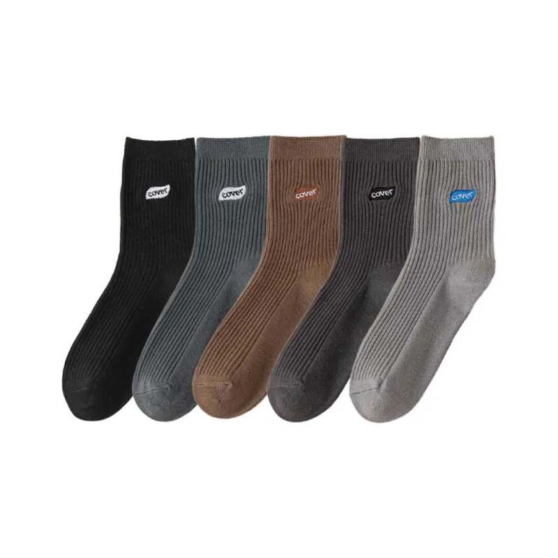 MIIOW Knee High Socks Unisex 5 Pack-0