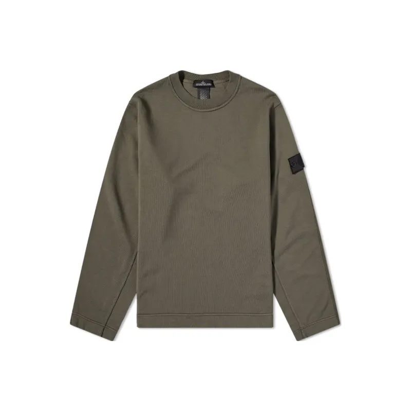 STONE ISLAND Sweatshirts Men Army Green-0
