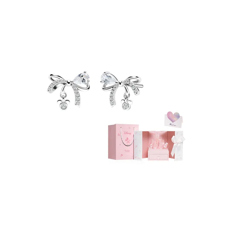 Disney S925 Silver Earrings Women's-11
