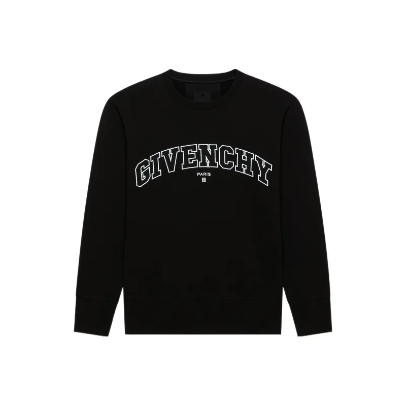 Givenchy College Slim Fit Crewneck Sweatshirt-0