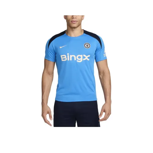 Nike Chelsea FCDri Fit T Shirt Men's Light Blue