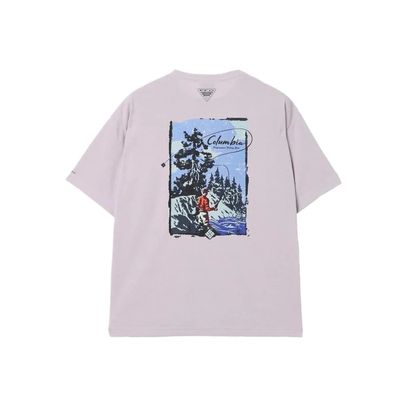 Columbia Burn Novel T Shirt Men's Lavender 551-0