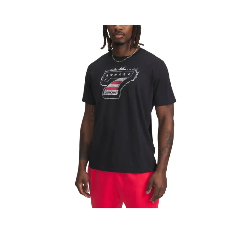 Under Armour ProjectRock UA Iron T Shirt Men's Black-0