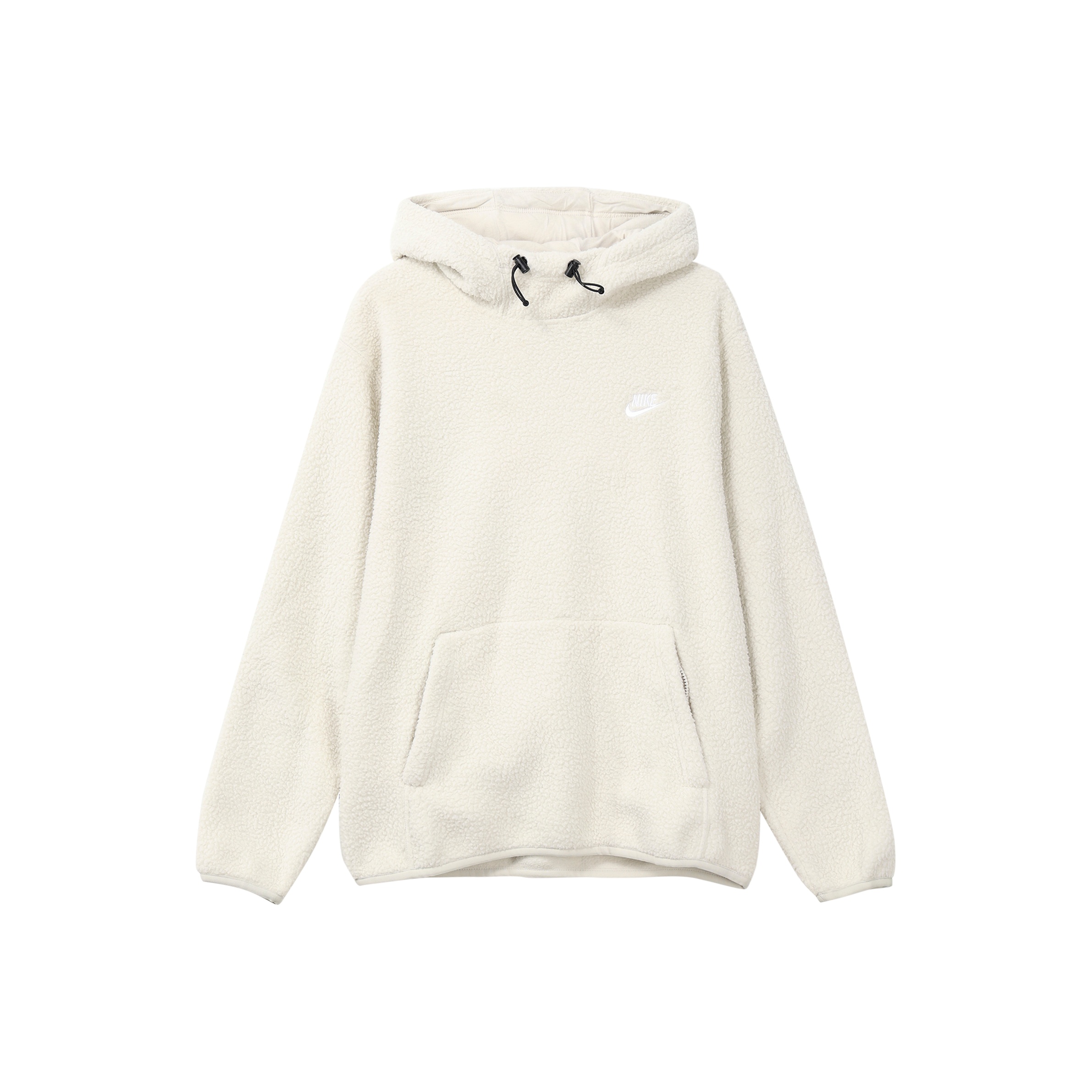 Nike Essential Men's Sherpa Fleece Hoodie Beige - POIZON