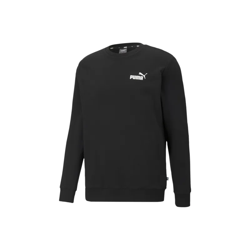 PUMA Sudadera Con Cuello Redondo Essentials Small Logo Para Hombre-0
