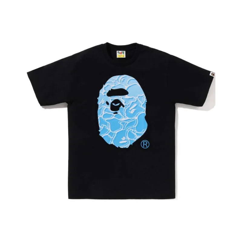 Bape Abc Sea Surface Camo Ape Head Tee-4