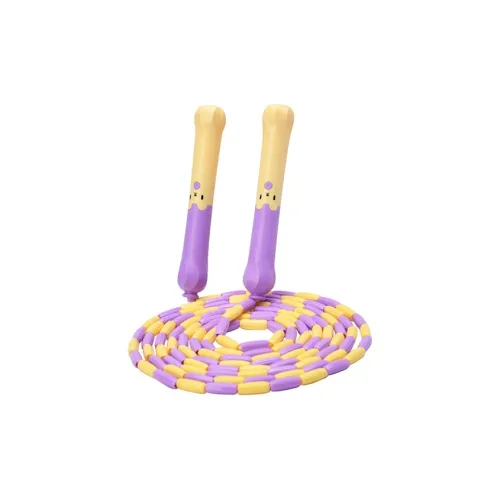Skechers Student Supply Non Countable Jump Ropes Exam Cotton Cord ABS Controller 2.6m Yellow Purple