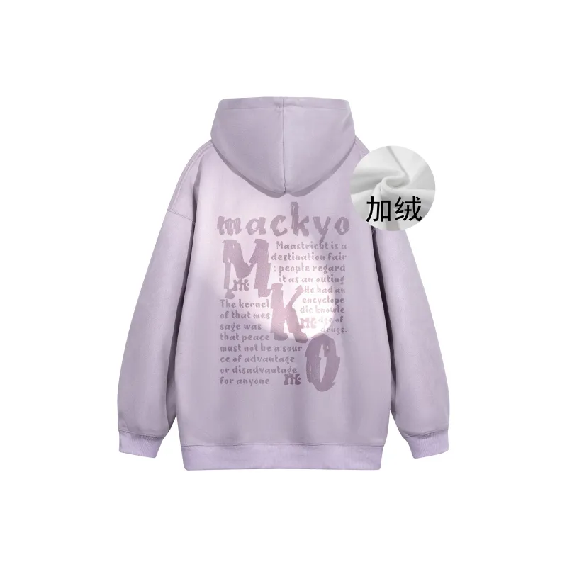 Mackyo Sweatshirt Spring And Fall Winter Unisex-31