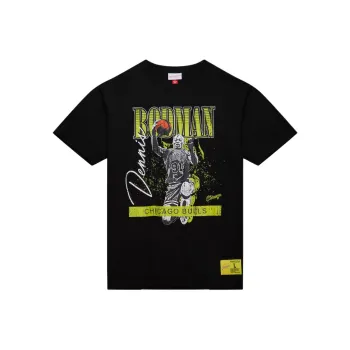 Mitchell & Ness x NBA Chicago Bulls T Shirt Men's Black