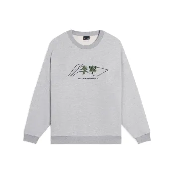 LiNing Sports Life Collection Sweatshirt Unisex Gray