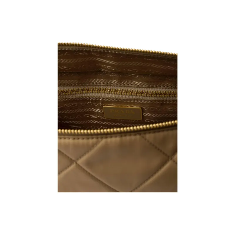 PRADA Re NylonRe Edition Recycled Polyamide Tote Bag, Shopping Bag, Handbag, Shoulder Bag Large Size Women's Beige-3