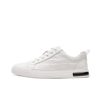 RHYTHM OF JOY Breathable Skateboard Shoes Men's White