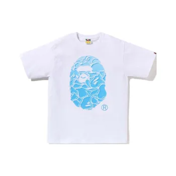 Bape Abc Sea Surface Camo Ape Head Tee
