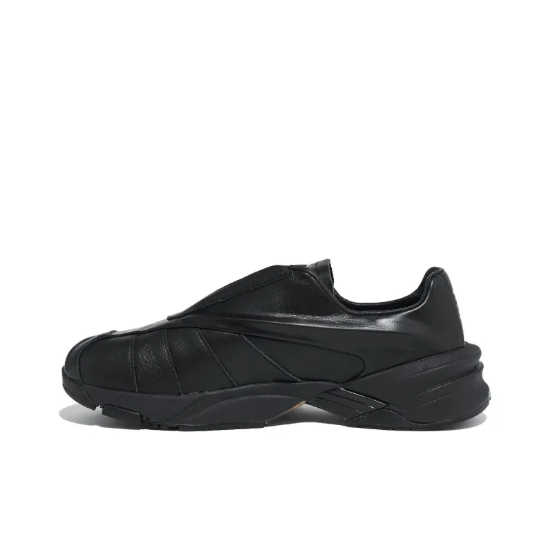 FILA Replica 2002 Anti Slip Wear Resistant Low Top Casual Shoes Unisex Black-2