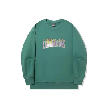 LiNing Sweatshirt Unisex Deep Temple Green
