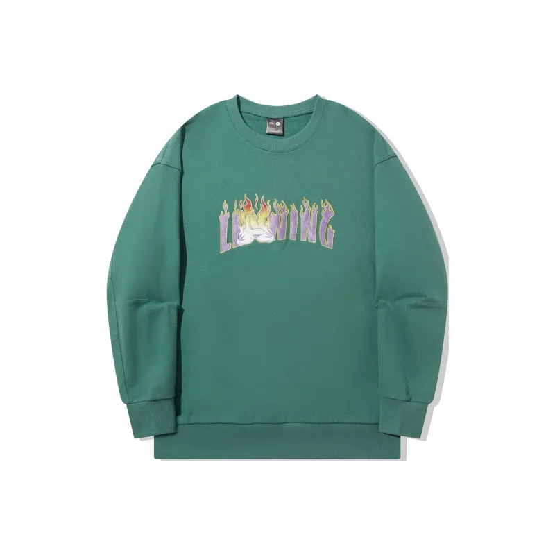 LiNing Sweatshirt Unisex Deep Temple Green-0