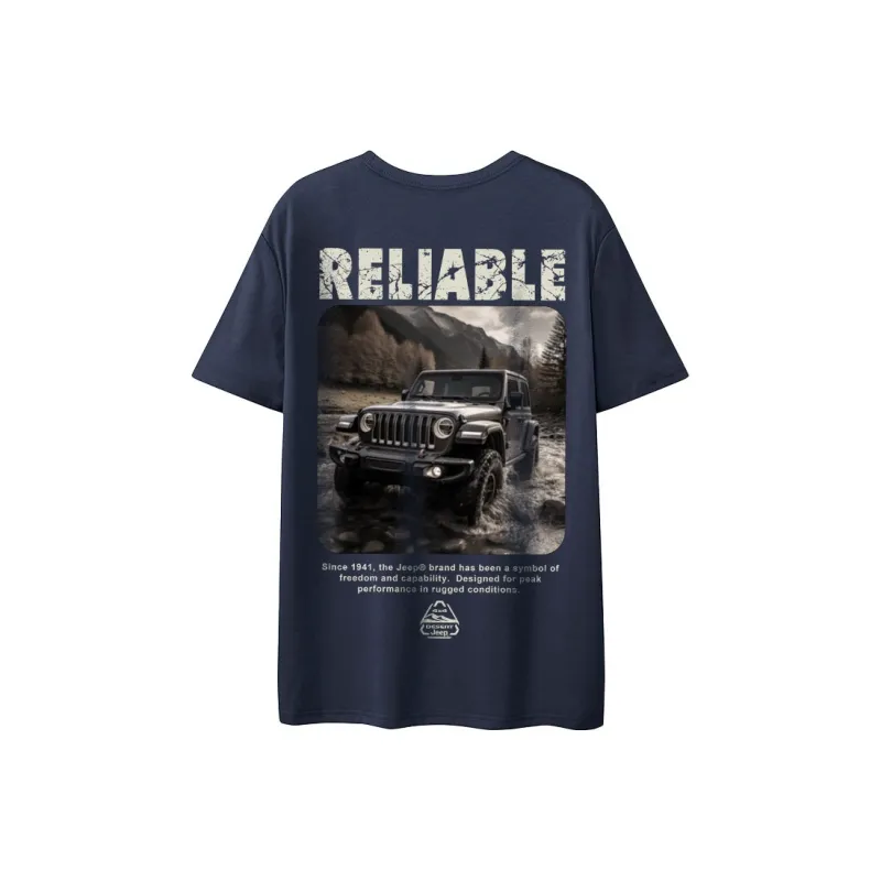Jeep Drop Shoulder Sleeve T Shirt Unisex-4