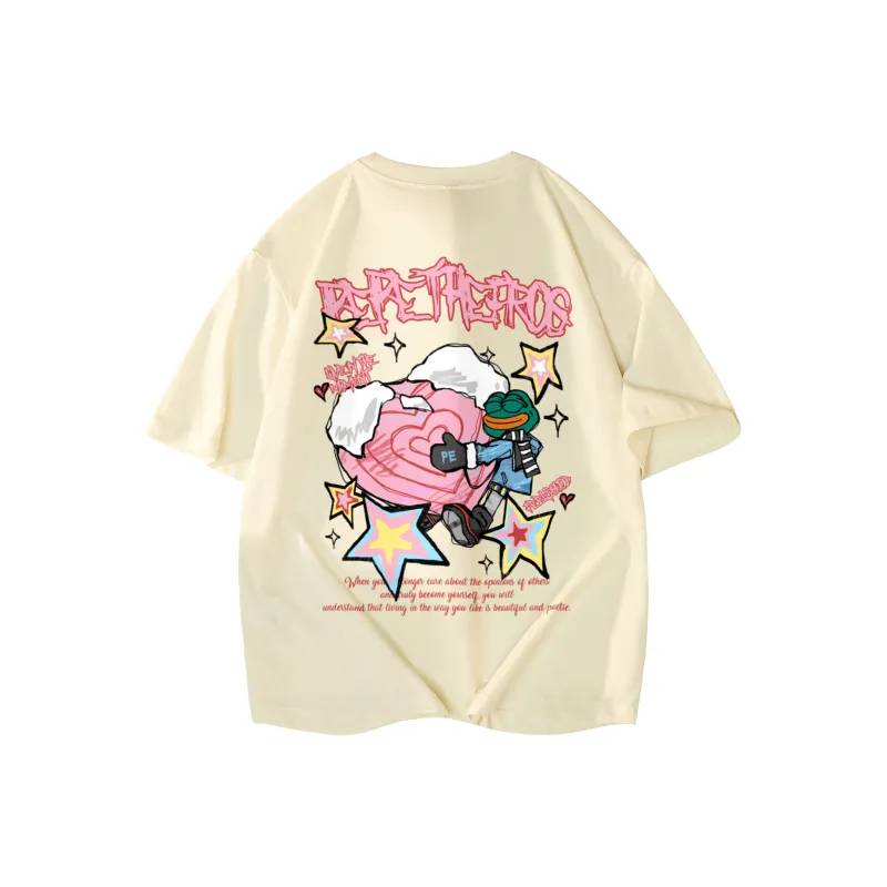 Pepe The Frog Short Sleeved T Shirts Unisex-16